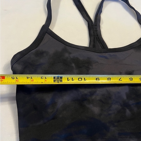 M NEW Black Tie Dye Longline Bralette Bra Maurices Racerback Cotton Wire-free - Picture 3 of 8